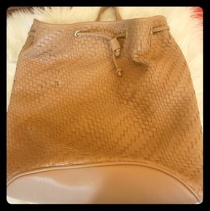 Sale !! Deux Lux Blush woven drawstring backpack